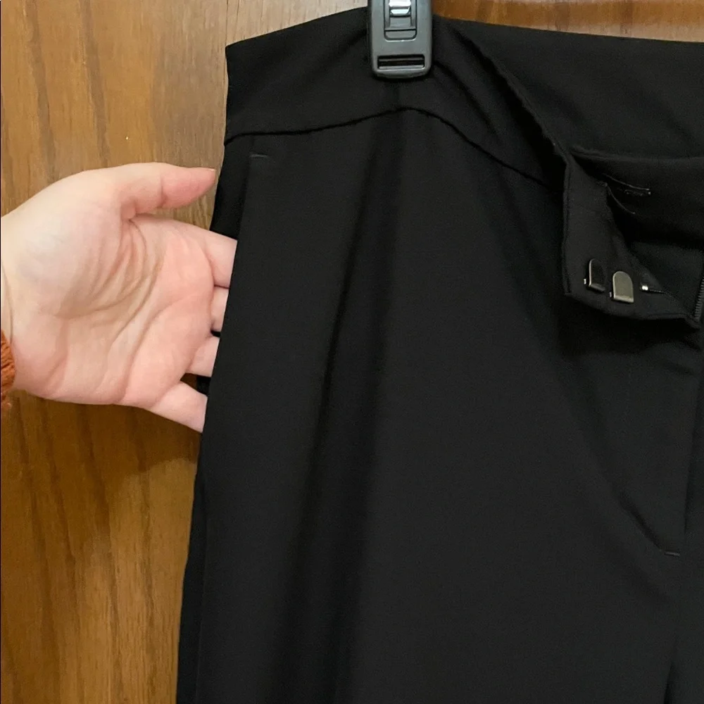 LOFT UEC Women’s Size 14 Black Dress Pants trousers with side detail 4 pockets - Picture 5 of 9